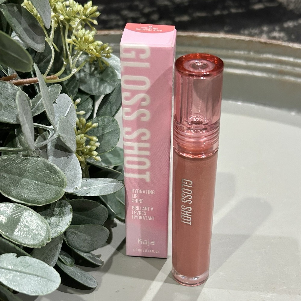 KAJA Gloss Shot Hydrating Lip Shine #04 PINK DRINK 0.14oz NEW